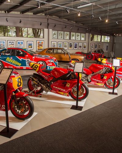 The History of Motorsport Display depicts Phillip Island’s racing heritage from 1928 to present day