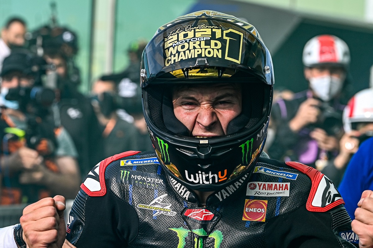 Fabio Quartararo wins MotoGP world championship after rival